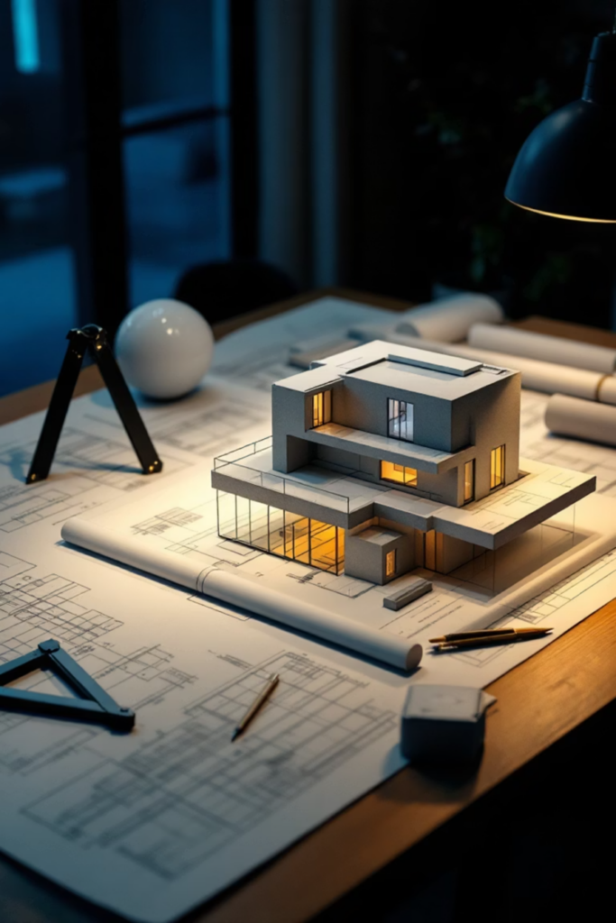 architecte, maison, construction, géobiologie